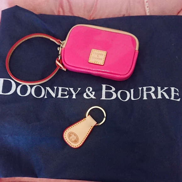 EUC Dooney & Bourke Janine Satchel w/Accessories - Picture 2 of 8